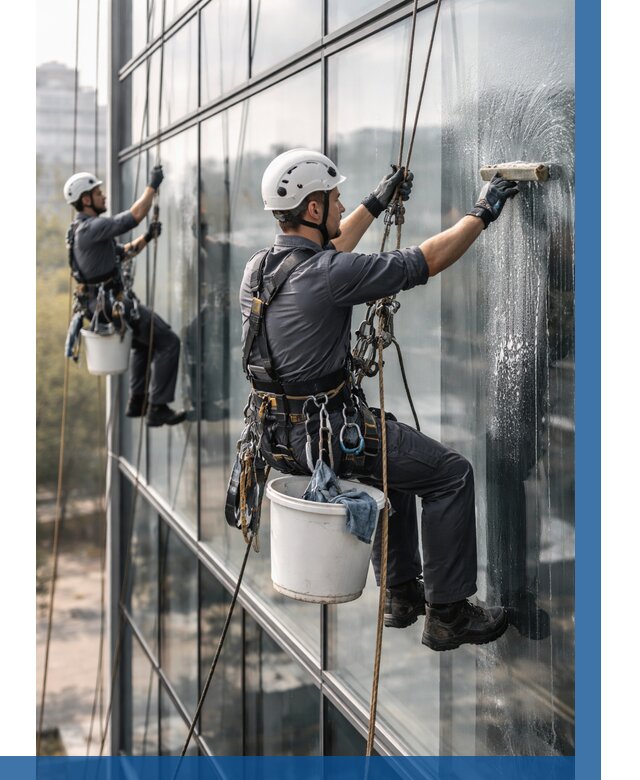 Мойка сплошного остекления в Уфе, заказать от 308 р.| ВЫСОТНИК-Уфа