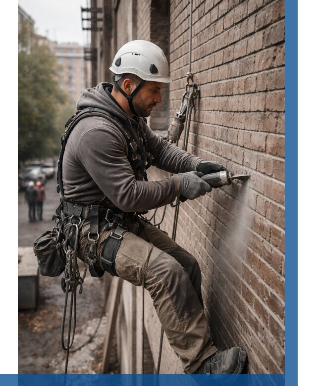 Расшивка кирпичных швов в Уфе от 617 р. | ВЫСОТНИК-Уфа