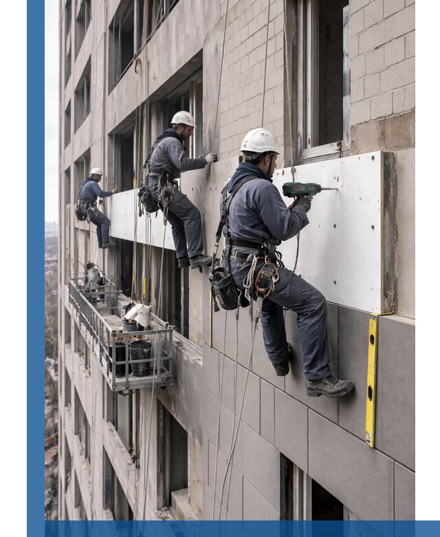 Монтаж фасадных термопанелей высокого качества в Уфе