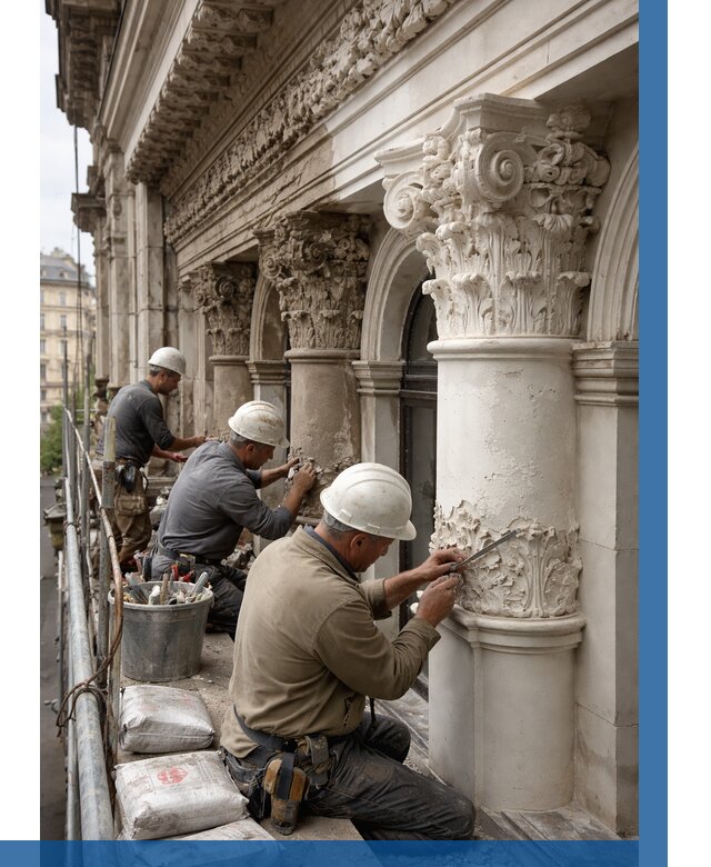 Реставрация фасадной лепнины в Уфе от 2569 р. | ВЫСОТНИК-Уфа