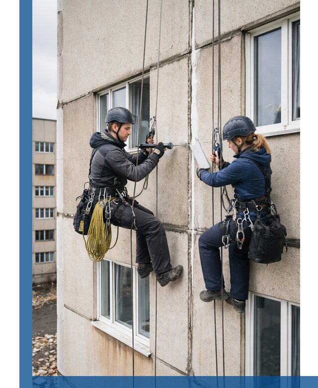 Герметизация межпанельных швов тёплым швом в Уфе