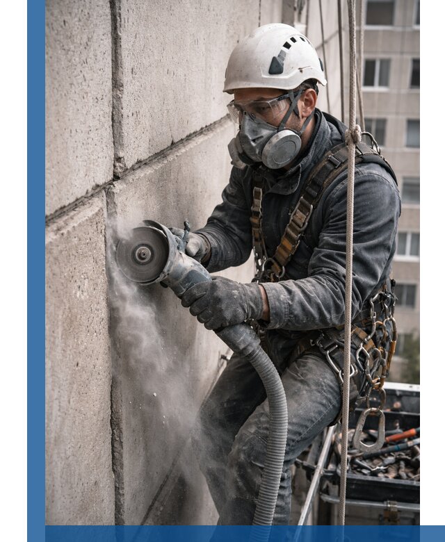 Штробление межпанельных швов в Уфе качественно и быстро