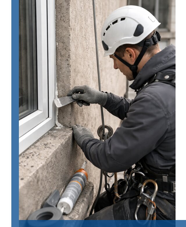 Герметизация монтажных швов окон в Уфе с гарантией качества