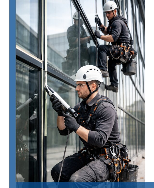 Герметизация витражных швов в Уфе для зданий и фасадов