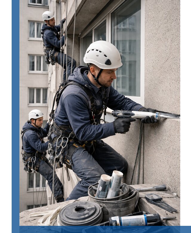 Герметизация швов лоджии в Уфе профессионально и надежно