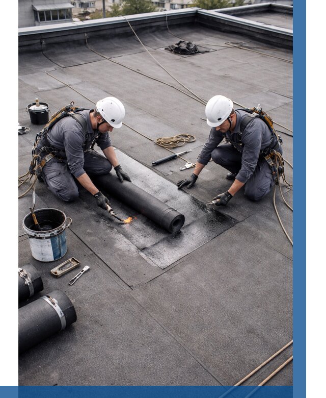 Ремонт мягкой кровли под ключ в Уфе от 719 р. | ВЫСОТНИК-Уфа