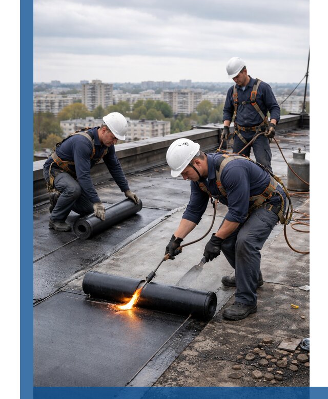 Ремонт наплавляемой кровли в Уфе качественно и надежно
