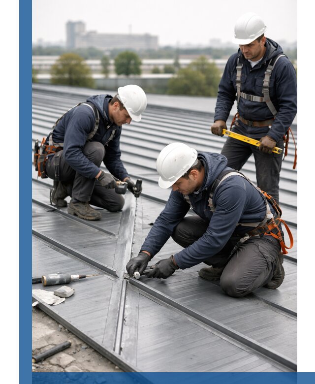 Ремонт фальцевой кровли в Уфе срочно и качественно