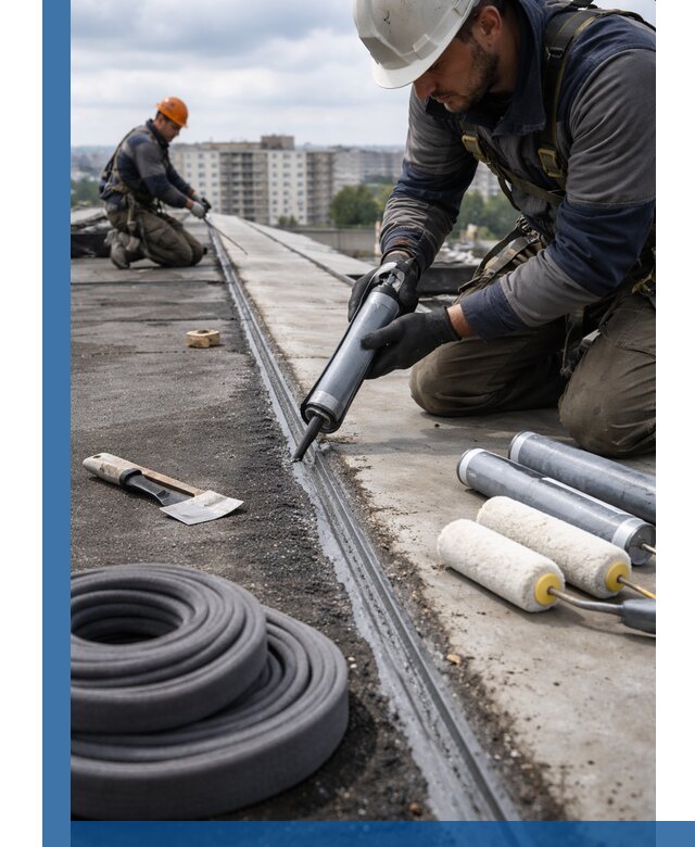 Герметизация швов кровли в Уфе с гарантией герметичности