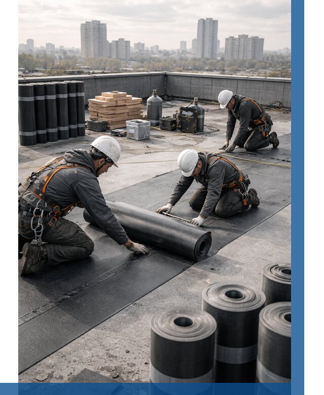 Монтаж мягкой кровли под ключ в Уфе от 462 р. | ВЫСОТНИК-Уфа