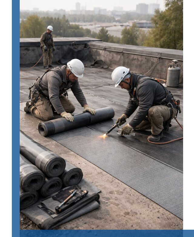 Монтаж мягкой кровли в Уфе профессионально и надежно