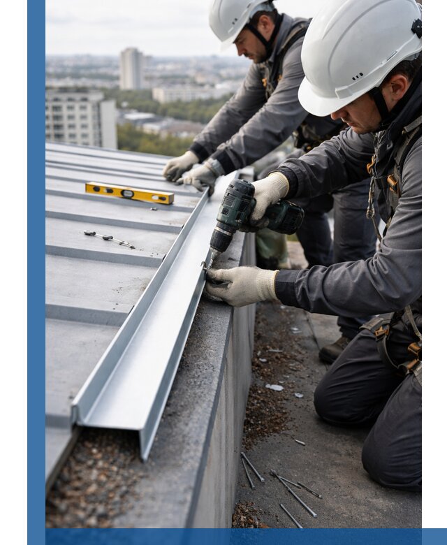 Монтаж капельника на кровле в Уфе с гарантией качества