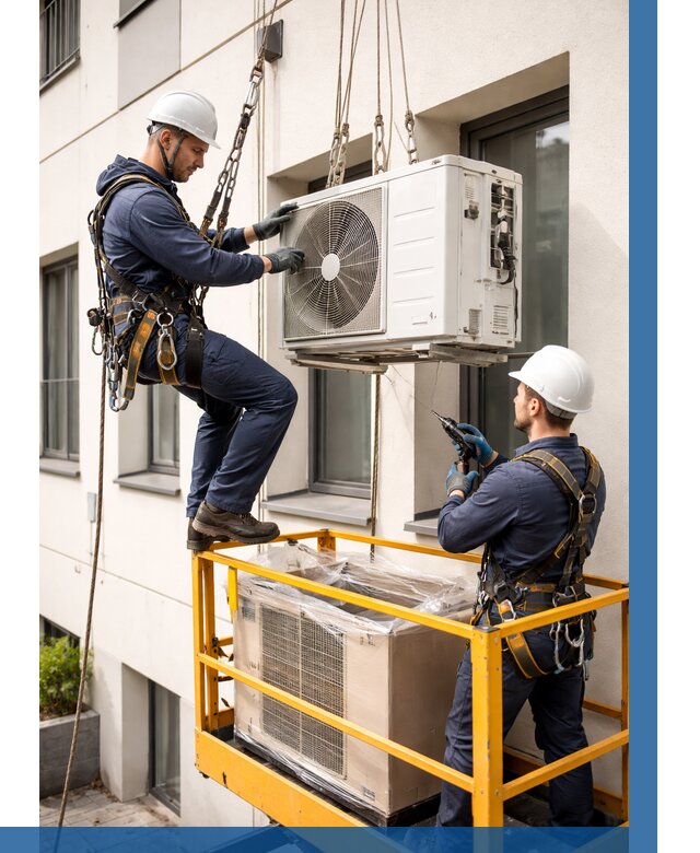 Демонтаж внешнего блока кондиционера в Уфе от 3596 р. | ВЫСОТНИК-Уфа