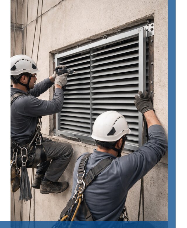 Монтаж вентиляционных решеток в Уфе от 4624 р. | ВЫСОТНИК-Уфа