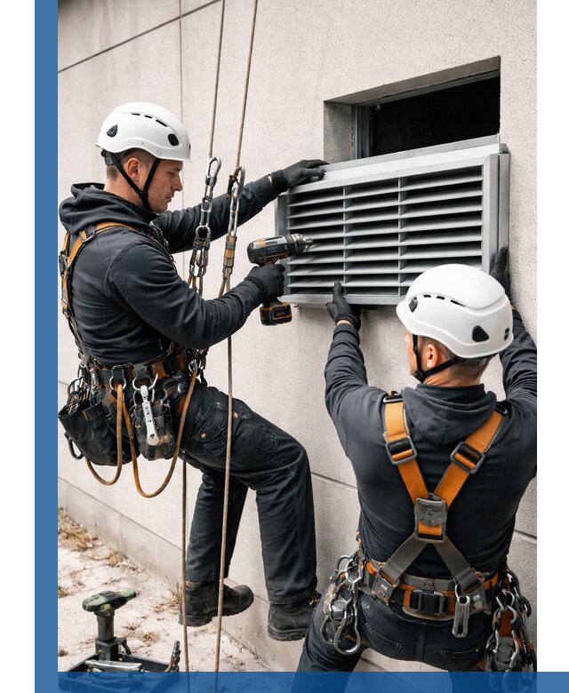 Монтаж вентиляционных решеток в Уфе профессиональный сервис