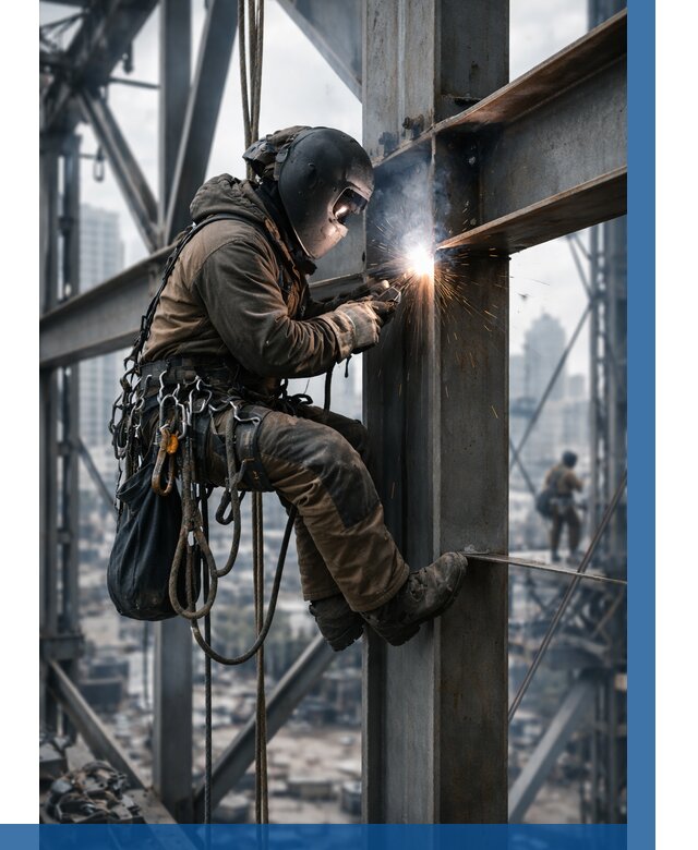 Высотные сварочные работы в Уфе от 3596 р. | ВЫСОТНИК-Уфа