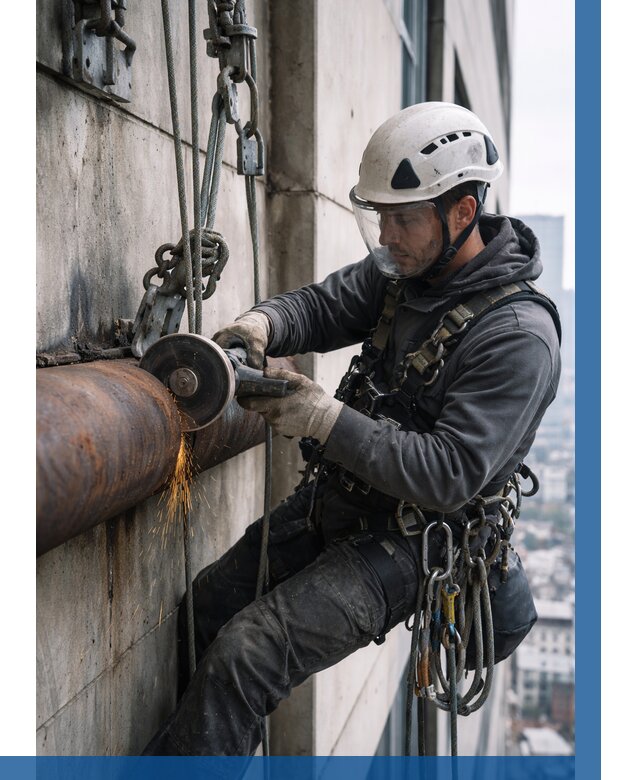 Резка металла на высоте в Уфе по цене от 4624 р. | ВЫСОТНИК-Уфа