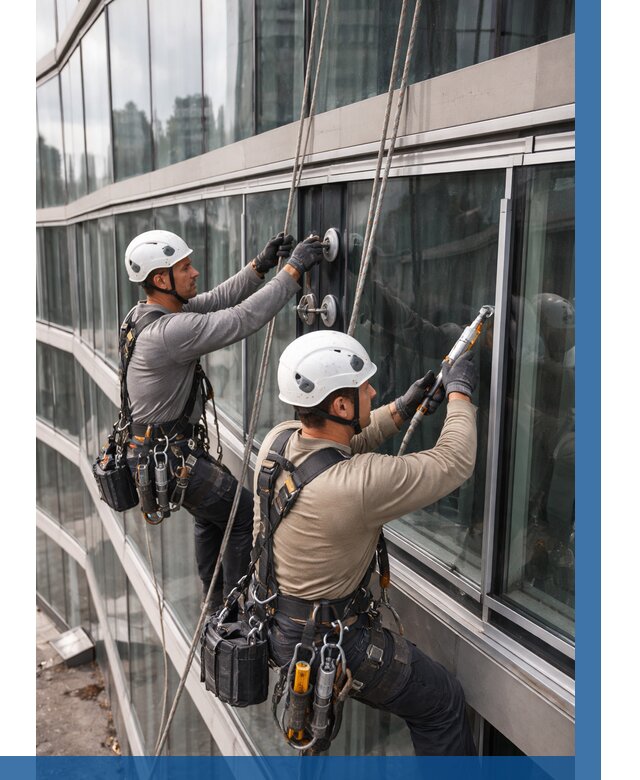 Радиусное остекление фасада в Уфе от 12330 р. | ВЫСОТНИК-Уфа