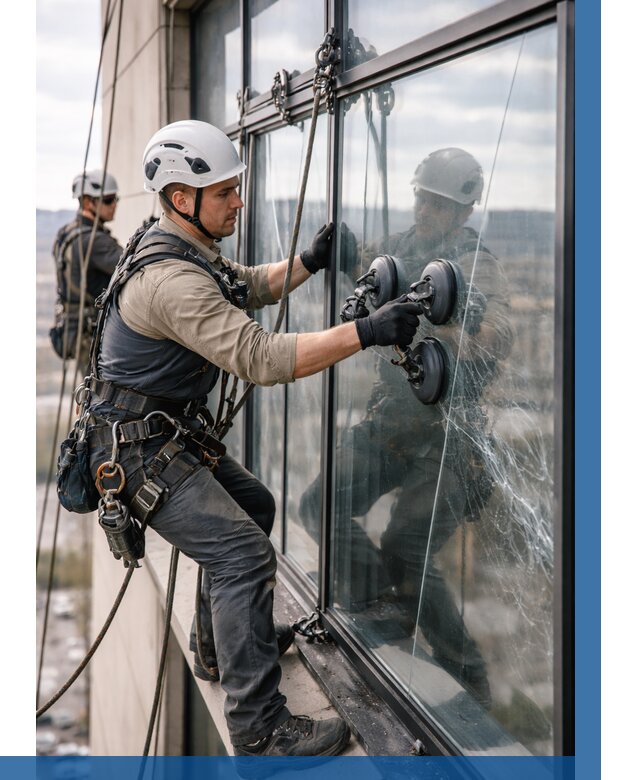 Замена стекла в витраже в Уфе под ключ от 8734 р. | ВЫСОТНИК-Уфа