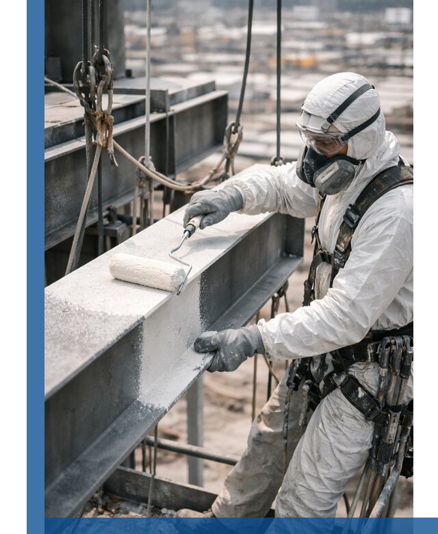 Профессиональная огнезащитная обработка металлоконструкций в Уфе