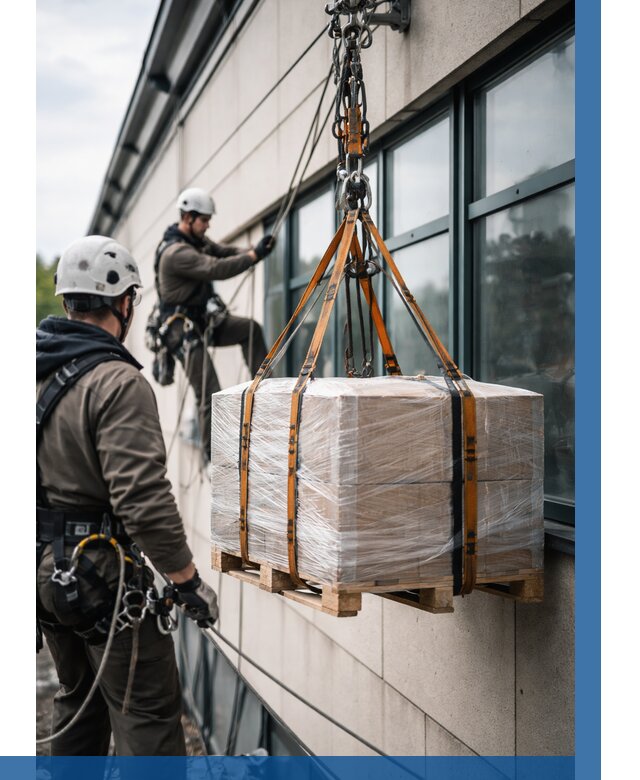 Подъем груза на высоту в Уфе от 3083 р. | ВЫСОТНИК-Уфа