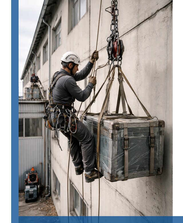 Подъем грузов на высоту в Уфе для промышленных объектов