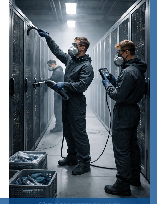 Обеспыливание серверной комнаты в Уфе от 4624 р. | ВЫСОТНИК-Уфа