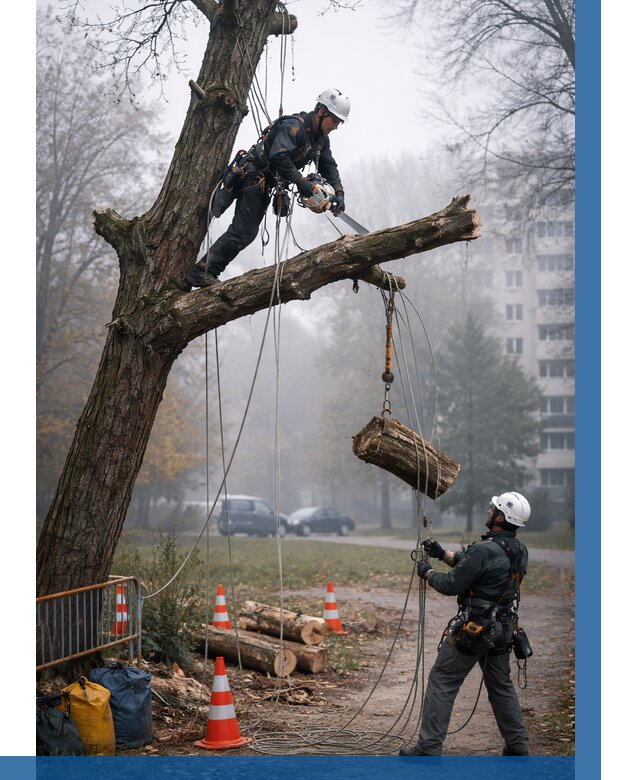Удаление аварийных деревьев в Уфе от 15413 р. | ВЫСОТНИК-Уфа