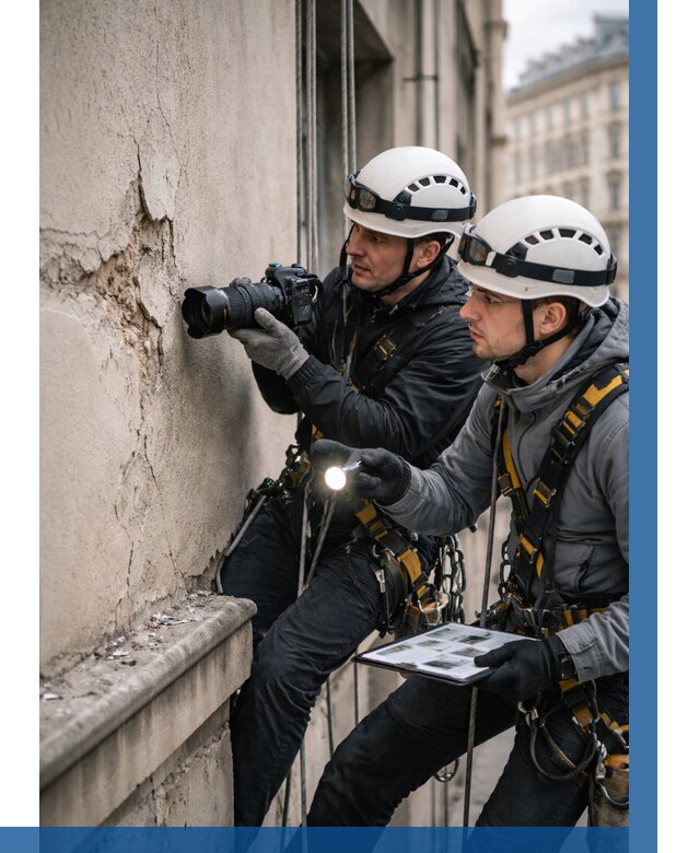 Фотофиксация дефектов фасада в Уфе от 4624 р. | ВЫСОТНИК-Уфа