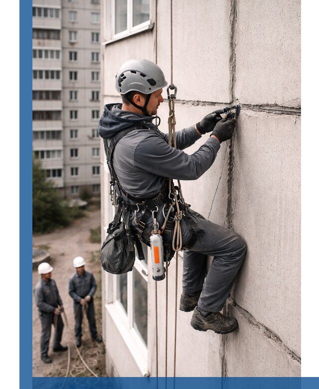Обследование межпанельных швов и герметизация в Уфе